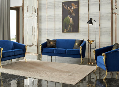 Sofagarnitur 321 Set zum Sëtzen Design Sofae Polster Couchen Textil Relax Modern