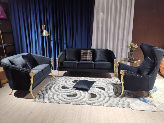Sofagarnitur 321 Set zum Sëtzen Design Sofae Polster Couchen Textil Relax Modern