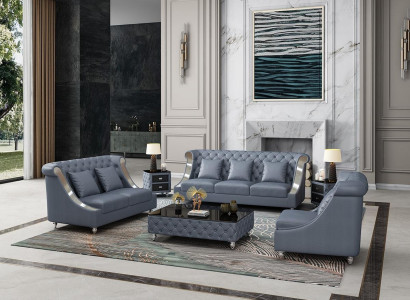 Sofagarnitur 3 2 1 Sëtz Set Design Sofa Couche Polster Canapé Modern