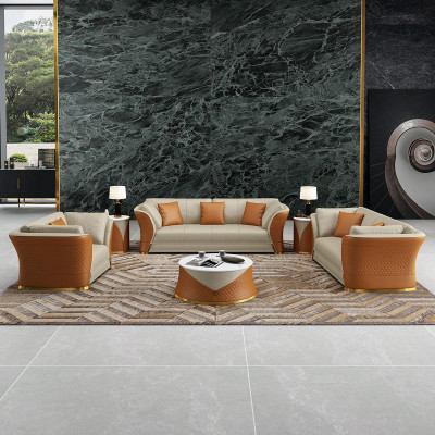 Sofagarnitur 3+1 Sëtzer Sofas Couch Polstersuite Miwwelen Couchen Lieder Büro Nei
