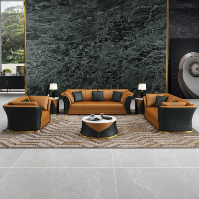 Sofagarnitur 3+1 Sëtzer Sofas Couch Polstersuite Miwwelen Couchen Lieder Büro Nei