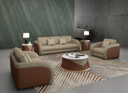 Canapé-Set 3 2 1 Sëtzer Set Design Canapé Couchen Polster Modern Canapé