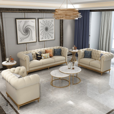 Sëtzkombinatioun 3-2-1 Design Sofa Polster Couchen Couch Modern Luxus Nei