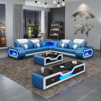 Ecksofa Polster Ecksofa L Form Couchtisch Sideboard Ledersofa Wohnlandschaft Nei