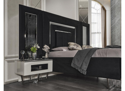 Design Nuecht Dësch Konsole Bäistell Konsolen Dëscher Schlofzëmmer Metall Luxus