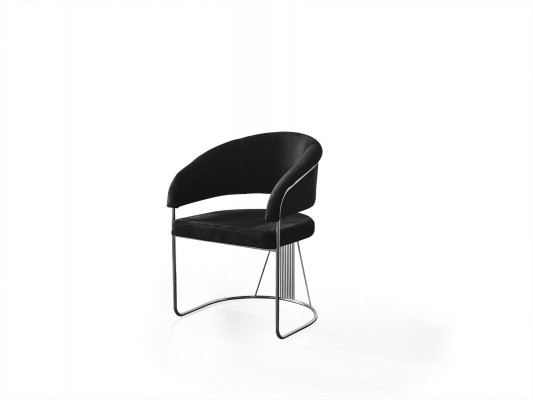 Modernt Sëtzstill 1x Iesszëmmer Fernseh Lounge Sëtz Polsterstill Neit Textil