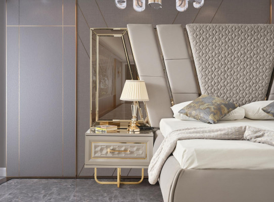 Design Nuetsdësch Konsole Niewendëscher Schlofzëmmer Holz Luxus Konsolen Nei