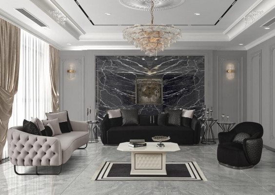 Moderne Luxus wäissen Canapé Dësch Holz Canapé Dësch Dëschen Design Dëscher Holz Miwwelen