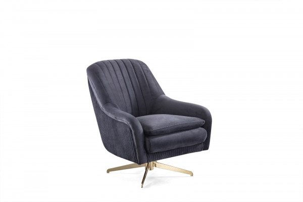 Fotel 1 Sëtz Textil Lounge Luxus Relax Design Einsëtzer Modern Neu