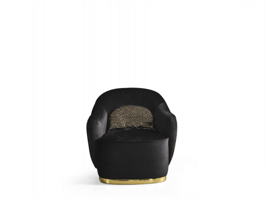 Sëtz Club Lounge Designer Fauteuil Sofa 1 Sëtzer Fernseh Textil Polster Nei