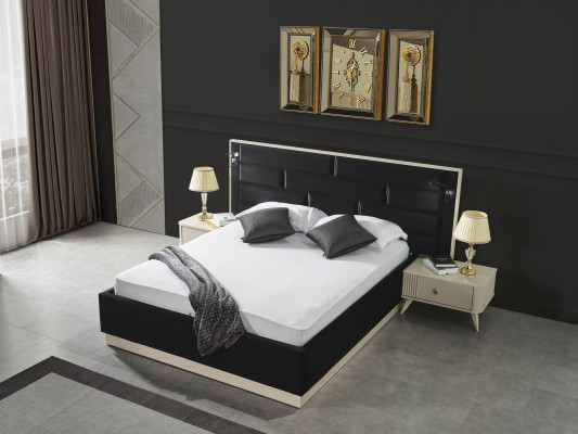 Luxusdoppelbett-Schlofkummermiwwelen Design Loft Hotelausstattung
