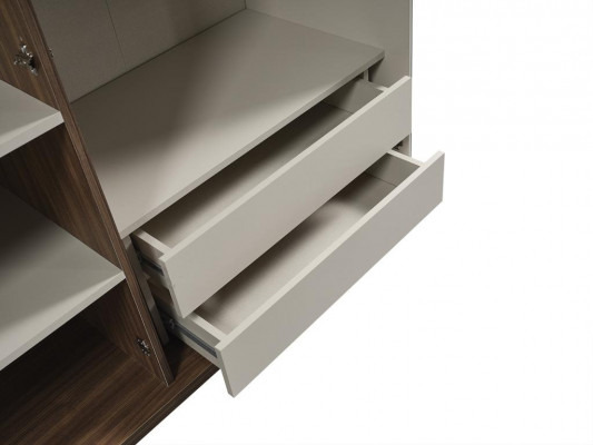 Kleedermaarti Schaf Luxus Holz Schief Design Miwwelen Schlofkummer Wäiss Nei