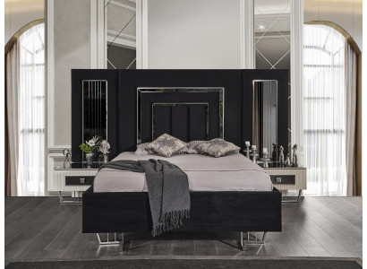 Schlofzëmmer Bett 2x Nuetsdëscher Luxus Better Set Komplett Design Miwwelen 3 Stéck