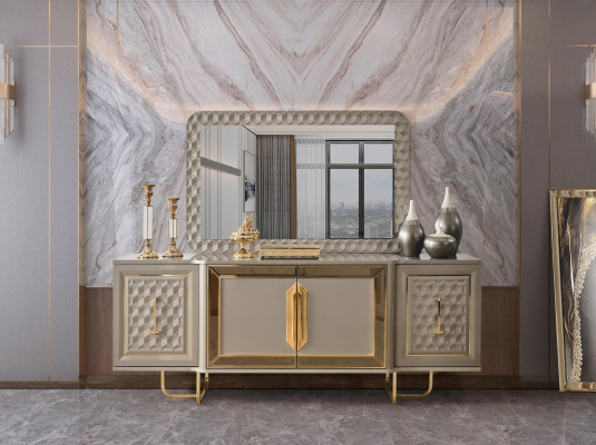 Kommode Schaf Side Low Board Nei Kommoden Designer Edel Luxus Schief Holz