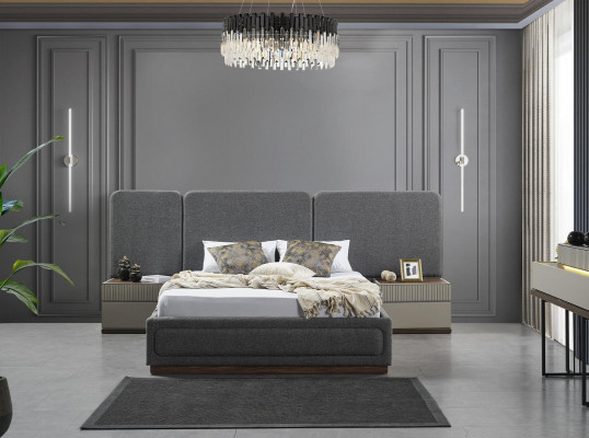 Schlofzëmmer Bett 2x Nuetsdëscher Luxus Better Set Komplett Design Miwwel 3stk.