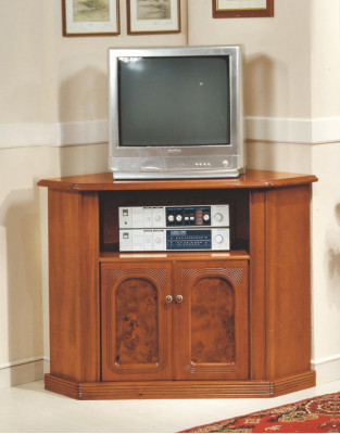 Brongen TV-Schaf Luxus brong Kommode Wunnzëmmermoosschaf Käschten Regaler Holz.