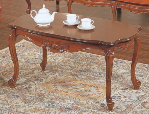 Rechteckegen Dësch aus Holz Couchtisch Wunnzëmmer Italienesch Miwwelen Dësch Luxus