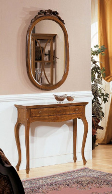 Konsolentisch Spigel Sideboard Set Holz Italienesch Miwwelen Stil Elisa 2-Deeler Nei