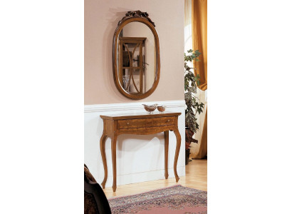 Konsolentisch Spigel Sideboard Set Holz Italienesch Miwwelen Stil Elisa 2-Deeler Nei
