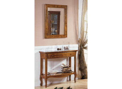 Italienesch Miwwelen 2-Deeler Set Miwwel Stil StileElisa Sideboard Spigel Holz Konsole