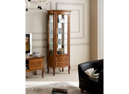 Miwwel Glasschaf Vitrine Holz Vitrinen Glas Schaf Schief Regaler Italien