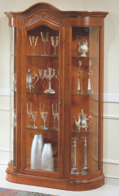 Anrichte Schaf Glasschaf Holz Schief Italienesch Miwwelen Vitrinn Vitrinnen