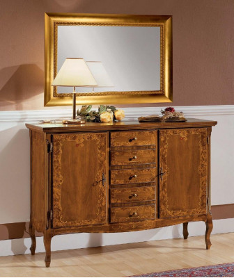 Luxus Kommode Spigel Grupp Holz Konsolumbuede Sideboard Schiefen Kommoden Konsolen