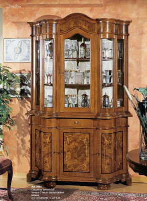 Miwwelen Glasschaf Vitrin Holz Vitrine Glas Schaf Schief Regaler