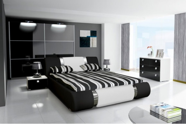 Schéint Designer-Wasserbett: Luxus a Komfort am moderne Stil