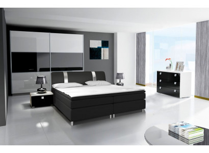 Design-Schlofkummer Modern Garnituren Komplett Schaf Schlofbett Kommode Nacht-kommoddchen