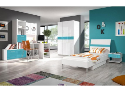 Kannerszëmmer Tierkisblo Modern Schaf Kommode Holz Dësch Schlofzëmmer Jugendlech 5 Deeler