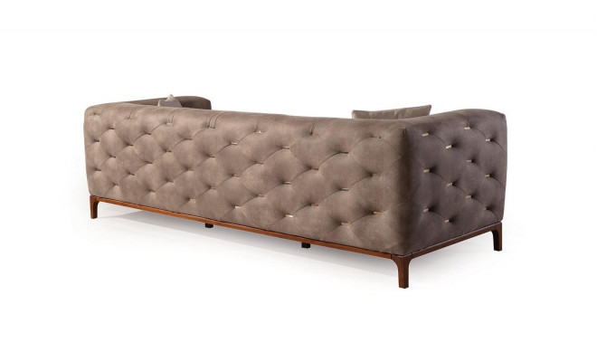 Chesterfield Design Sofa Polster Canapéë Modern Sofa-Suite 3+3+1 Set