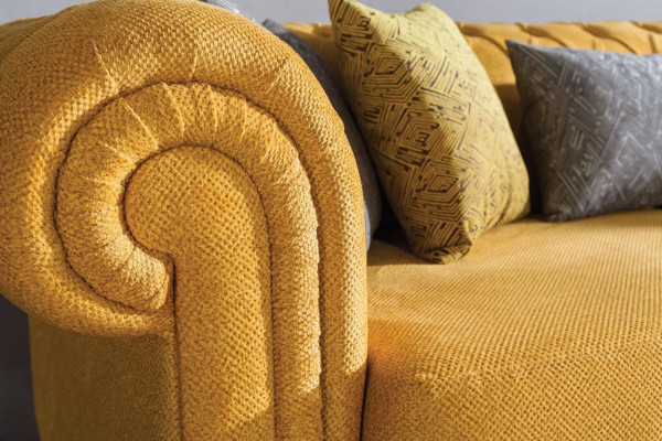 Sofa Canapé Polster Sofas Design Miwwelen 3 Sëtzer Dräisëtzer Chesterfield