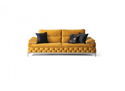Canapé 3 Platzen Textil Canapé Couch Polster Luxus Miwwelen Modernen Dräisëtzer Neit