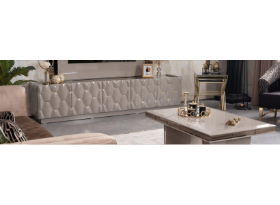 Niddreg Schief Mëbel Säitsech aus Holz Italienesch Kommode Säitsech Wunnzëmmer Designs