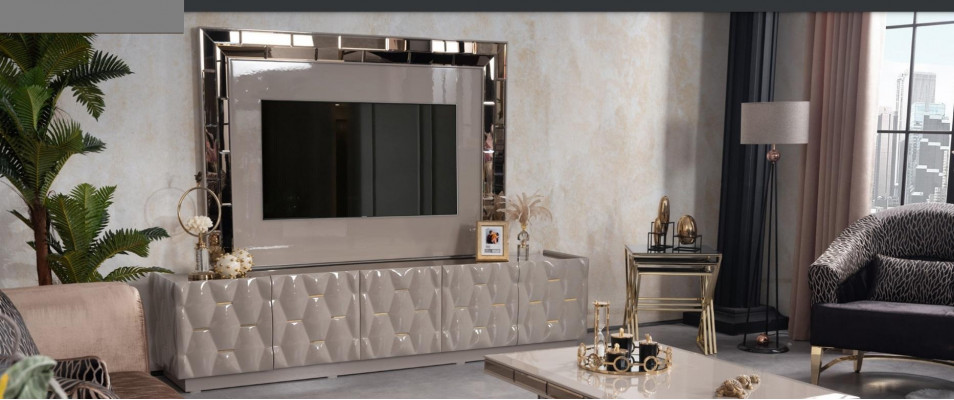 Sideboard RTV Kommode TV Schaf Lowboard TV Miwwel TV Rahme Wunnzëmmer Schaf