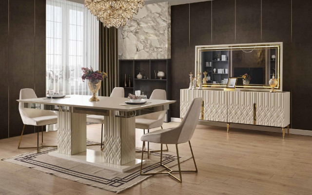 xxl Sideboard Kommod mat Spigel Sideboarden Holz Kommoden Miwwelen 2tlg