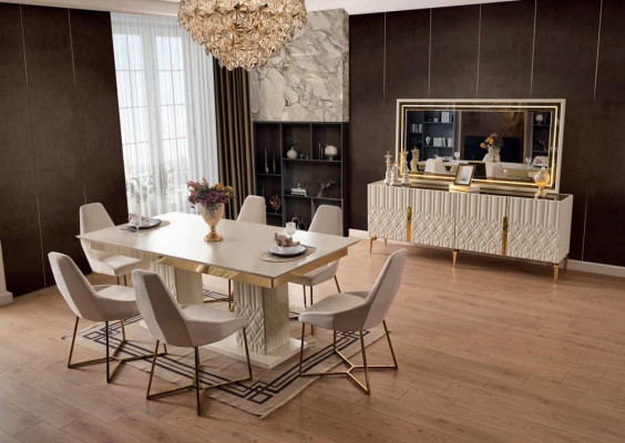 xxl Sideboard Kommod mat Spigel Sideboarden Holz Kommoden Miwwelen 2tlg