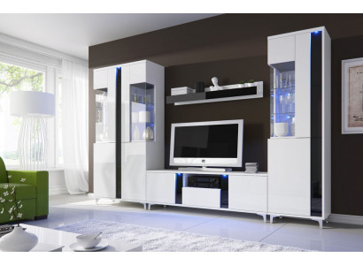 Héichglanz Wunnwand Deko Schiefwand Wunnzëmmer Schaf Vitrinn Sideboard