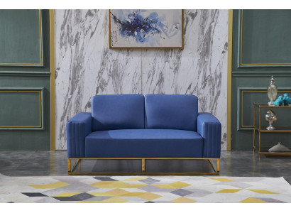 Couch Liedereng Sofa Edelt Design Designer 2 Sëtzer Miwwelen Klassesch
