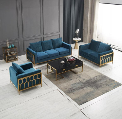 Däisitzer Canapé Polster Design Sofa Modern Sëtz Dekor Sofas Zëmmer Miwwelen