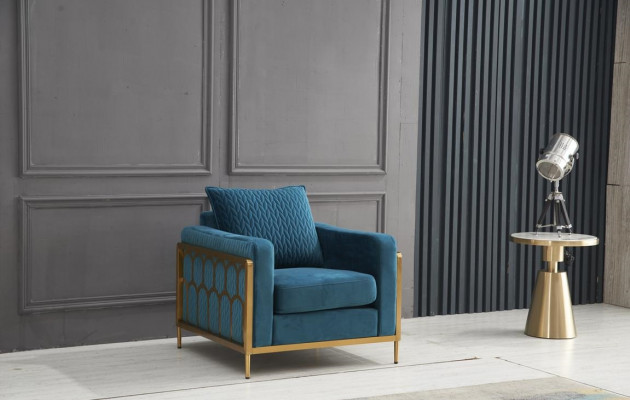 Sessel Club Lounge Designer Stull Lehn Polster Canapé 1 Sëtzer Fernsees Neien