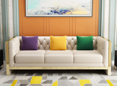 Canapé Design Canapéen Polster Canapéen Textil Relax Modern Drësëtzeger Nei