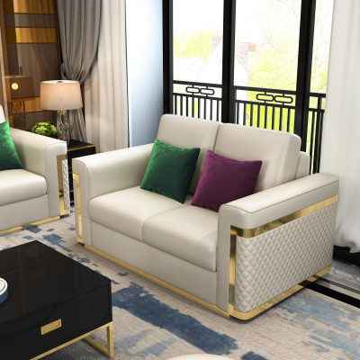Canapé Couchage Polster 2-Plätzer Canapéen Couchen Sëtz Dekor Garnitur Design Club