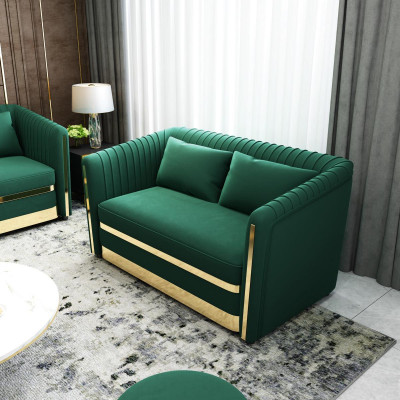 Sëtzgrupp 3+2+1 Sofa Ledersofa Wunnlandschaft Garnitur Design