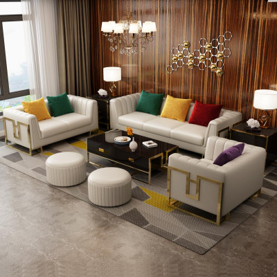 Blo Sofagarnitur Lieder 3+2 Sëtzer Set Polstersofa Wunnzëmmer Canapéen