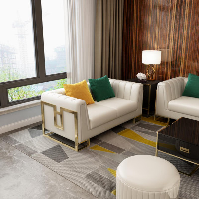 Design Zweisitzer Canapéen Sofa Polstermöbel Modern Canapéen Dekor Sofa 2 Sètzer
