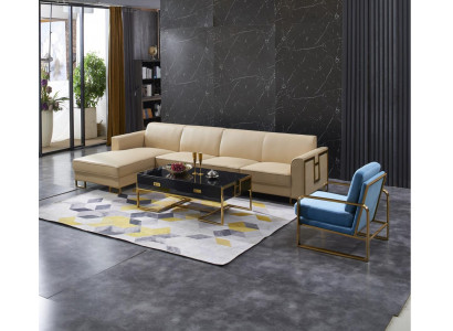 Design Polster Canapé Wunnlandschaft Eckcanapé Polster Sëtz Garnitur Canapé L-Form