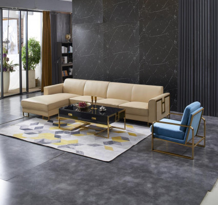Wunnlandschaft L Form Ecksofa Canapé Design Polster Garnitur Canapé Eck