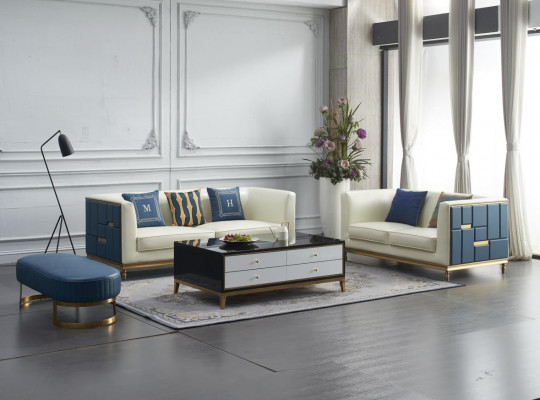 Canapé-Set 3+2 Sëtzer Modern Set Sëtzgrupp Sofa Luxus Couchen